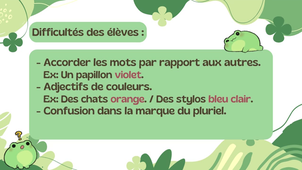 L’accord en genre et en nombre
