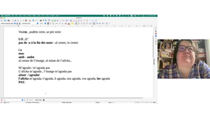 lansad ao retour expression écrite sur l'affiche