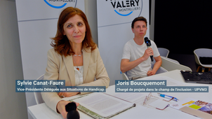 Le collectif universitaire inclusif, Sylvie Canat-Faure, Professeur en sciences de l’éducation et de la formation et Joris Boucquemont, Chargé de projets, à l’UPVM3