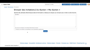 Tuto Visio ESR - Partager une vidéo