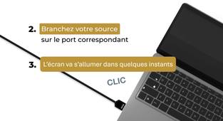 Utiliser les écrans TV des salles de travail en groupe
