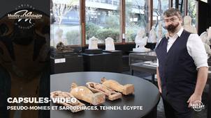 Capsules-vidéo : Pseudo-momies et sarcophages, Tehneh, Égypte