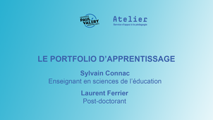 RP Le portfolio d'apprentissage