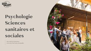 Les filières Psychologie et Sciences sanitaires et sociales