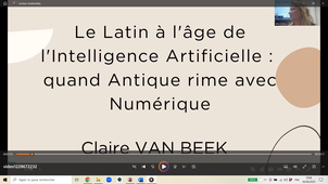 Antiquité en dialogue_ Le Latin à l’âge de l’Intelligence artificielle : quand Antique rime avec Numérique