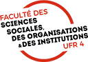 Headband UFR 4 - Faculté des sciences sociales, organisations, institutions